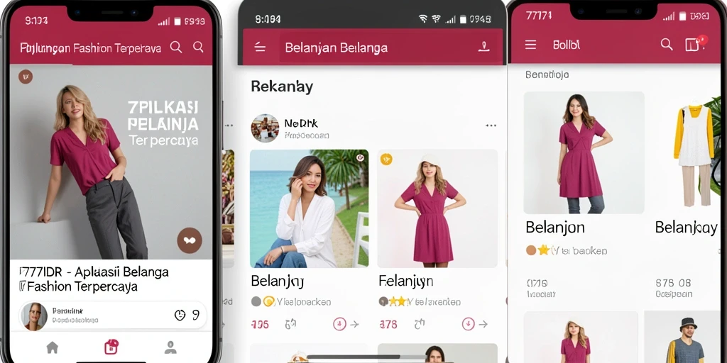 Tampilan antarmuka aplikasi 777IDR yang menarik dan fungsional.
