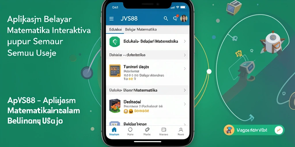 Tampilan antarmuka JVS88 yang menarik dan mudah digunakan.