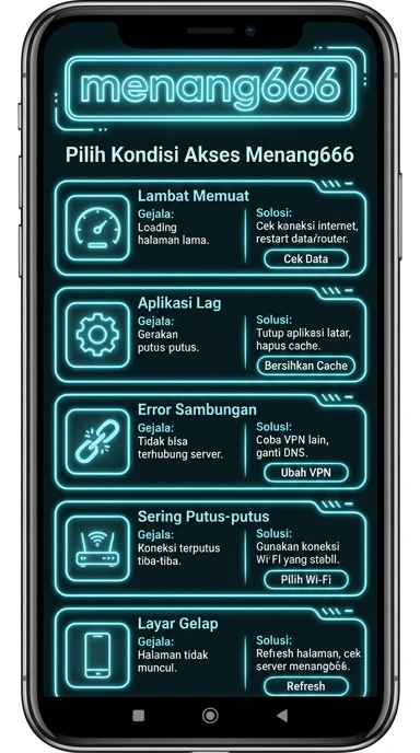Tampilan link alternatif menang666