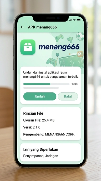 Tampilan halaman APK menang666
